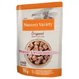 Zooplus Nature's Variety Original Paté No Grain 12 x 70 g Kattenvoer - Rund en Kip 12 x 70 g aanbieding