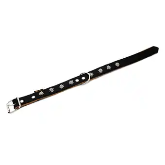 Zooplus Heim Halsband Edelweiß 36-44cm Halsomvang B25mm zwart/beige Hond aanbieding