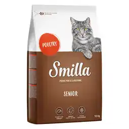 Zooplus 10kg Senior met Gevogelte Smilla Kattenvoer aanbieding