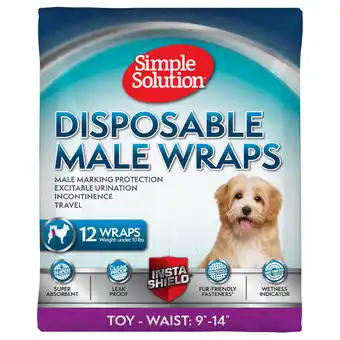 Zooplus Simple Solution Wegwerpluier Voor Reuen XS: 23-35cm, 12x Hond aanbieding
