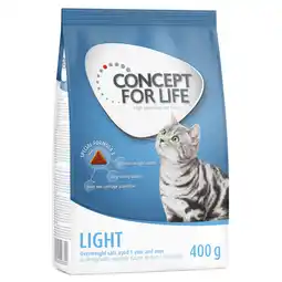 Zooplus 400g Adult Light Concept for Life Kattenvoer droog aanbieding