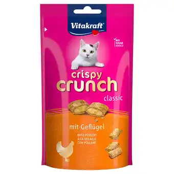 Zooplus 60g Vitakraft Crispy Crunch met Gevogelte Kattensnacks aanbieding