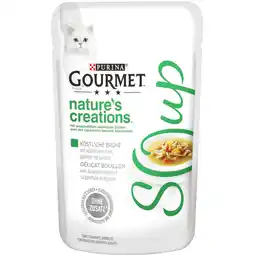 Zooplus 32x40g Soup Kip & Groenten Gourmet Kattenvoer aanbieding