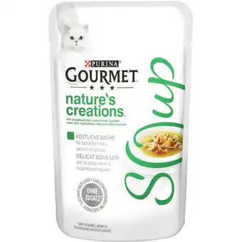 Zooplus 32x40g Soup Kip & Groenten Gourmet Kattenvoer aanbieding