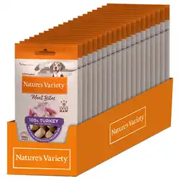 Zooplus Nature's Variety Gevriesdroogde Vleeshapjes voor Honden - Kalkoen (20 x 20 g) aanbieding