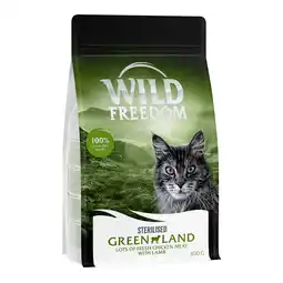 Zooplus Wild Freedom Adult Green Lands Sterilised Lam – Graanvrij Kattenvoer - 400 g aanbieding