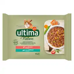 Zooplus Ultima Cat Nature 4 x 85 g - Zalm & Kabeljauw aanbieding