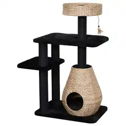 Zooplus Karlie Krabpaal Scuro II zwart/nature kat aanbieding