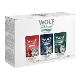 Zooplus 12x125g Triple Taste Mixpakket (3 Smaken) Wolf of Wilderness Hondenvoer aanbieding