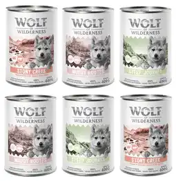 Zooplus Wolf of Wilderness Junior 'Expedition' 6 x 400 g aanbieding