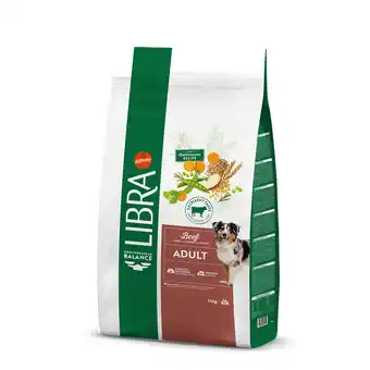 Zooplus 14kg Libra Dog Adult Rund hondenvoer droog aanbieding