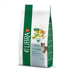 Zooplus 12kg Libra Dog Senior Droog hondenvoer met kip aanbieding