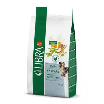 Zooplus 12kg Libra Dog Senior Droog hondenvoer met kip aanbieding
