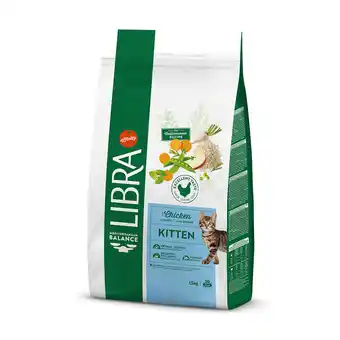 Zooplus 1,5kg Libra Cat Junior Droog kippenvoer voor katten aanbieding