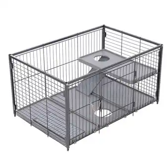 Zooplus TIAKI knaagdierenkooi Villa 79 x 52 x 42,5 cm uitbreidingsset, voor knaagdieren aanbieding