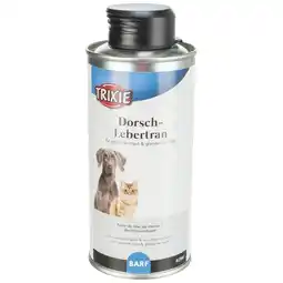 Zooplus 250ml Kabeljauwlevertraan met Distelolie Trixie Honden voersupplement aanbieding