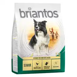 Zooplus 1kg Briantos Senior met Gevogelte en Rijst aanbieding