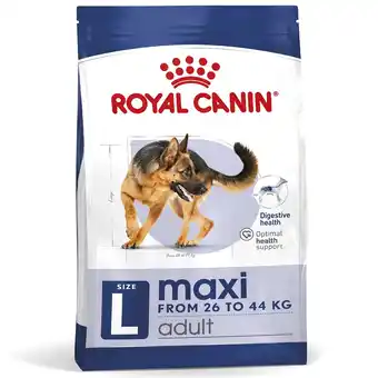 Zooplus 15kg Royal Canin Maxi Adult gevogelte, rund en varken droog hondenvoer aanbieding