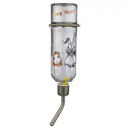 Zooplus Trixie Honey & Hopper glazen drinker - 500ml kooiaccessoires aanbieding