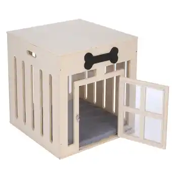 Zooplus Modern Living Binnenhondenkooi Borlänge L 58,5 x B 58,5 x H 64 cm hond aanbieding