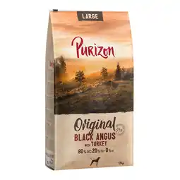 Zooplus 12kg Purizon Large Black Angus met Kalkoen Honden Droogvoer aanbieding
