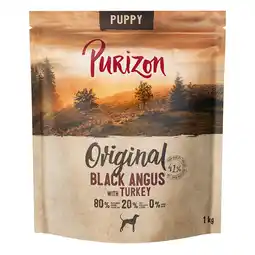 Zooplus 1kg Purizon Puppy Black Angus met Kalkoen Honden Droogvoer aanbieding