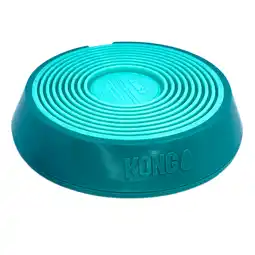 Zooplus KONG Licks Spinz groenblauw hondenspeeltje, maat L: ca. Ø20,3x4,5cm aanbieding