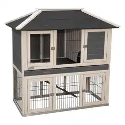 Zooplus Kerbl Huisdieren Knaagdierenhok Villa 118x68x118cm Konijn aanbieding