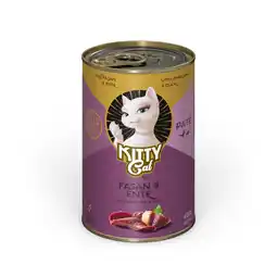 Zooplus 6x400g Kitty Cat Adult Pate Fazant & Eend natvoer voor katten aanbieding