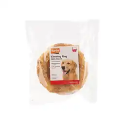 Zooplus 1 x Ø12,5 cm Karlie kauwring met kipsnack voor honden aanbieding