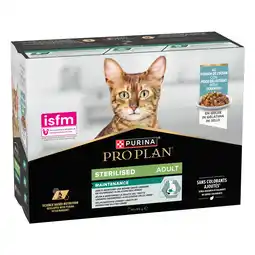 Zooplus 10x85g PURINA PRO PLAN Cat Gesteriliseerd Adult Onderhoud Zeevis natvoer voor katten aanbieding