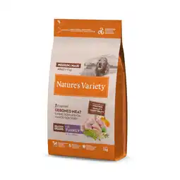 Zooplus 3kg Nature's Variety Healthy Grains Medium/Maxi Adult Kalkoen Hondenvoer droog aanbieding