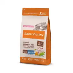 Zooplus 1,25kg Nature's Variety Healthy Grains Kitten witvis droogvoer voor katten aanbieding