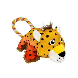 Zooplus KONG Cozie Tuggz hondenspeeltje cheetah maat S/M: 26,7x14,6x8,9cm aanbieding