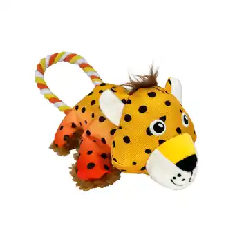 Zooplus KONG Cozie Tuggz hondenspeeltje cheetah maat S/M: 26,7x14,6x8,9cm aanbieding