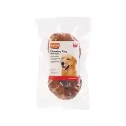 Zooplus Karlie kauwring met eend 2x Ø7.5cm hondensnacks aanbieding