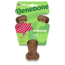 Zooplus Benebone Wishbone Bacon Klein kauwspeeltje voor honden aanbieding