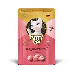 Zooplus 6x85g Konijn Kitty Cat Pate natvoer voor katten aanbieding