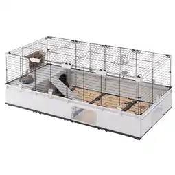 Zooplus Ferplast kooi voor kleine dieren Modulair 3: 144x72x56cm aanbieding