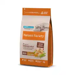 Zooplus 3kg Nature's Variety Healthy Grains Puppy Medium/Maxi Kip droog hondenvoer aanbieding