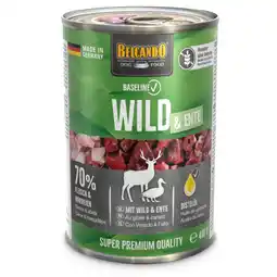 Zooplus 6x400g Belcando Baseline Wild & Eend natvoer voor honden aanbieding