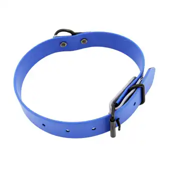 Zooplus Heimband tweekleurig geklonken blauw/grijs 25mm breed, 40cm lang hond aanbieding