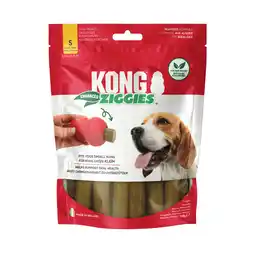 Zooplus 198g maat S KONG Ziggies Verbeterde hondensnack aanbieding