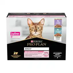 Zooplus 10x 85g PURINA PRO PLAN Cat Adult Delicate Digestion natvoer met kalkoen en zeevis aanbieding