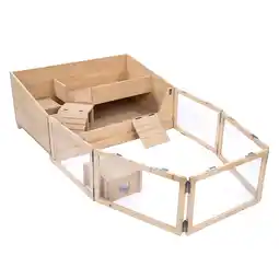 Zooplus TIAKI Indoor-Gehege für Meerschweinchen 116x 193x 50cm Kleintier aanbieding