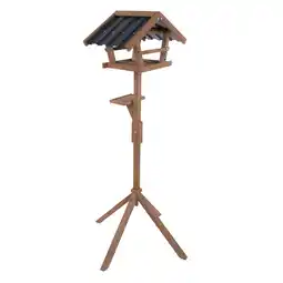 Zooplus TIAKI vogelhuisje met standaard 2 in 1 55x30x50cm vogel aanbieding