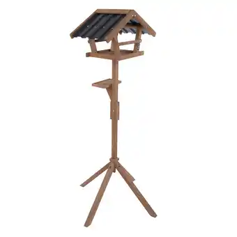 Zooplus TIAKI vogelhuisje met standaard 2 in 1 55x30x50cm vogel aanbieding