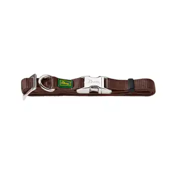 Zooplus HUNTER Halsband Vario Basic Alu-Strong Bruin Maat XL: 45 - 65 cm nekomtrek, 25 mm brede Hond aanbieding