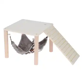 Zooplus TIAKI platform met hangmat 28x 28x 23cm klein dier aanbieding