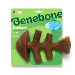 Zooplus Benebone Visgraat Large ca. L 21 x B 12 cm Kauwspeeltje voor honden aanbieding